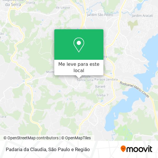 Padaria da Claudia mapa