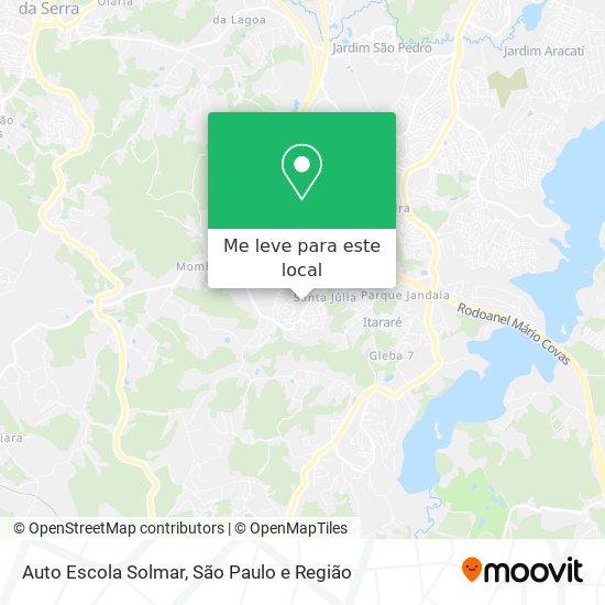 Auto Escola Solmar mapa