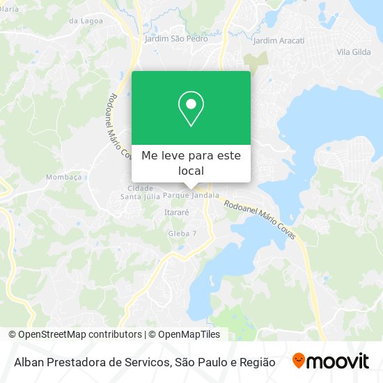 Alban Prestadora de Servicos mapa