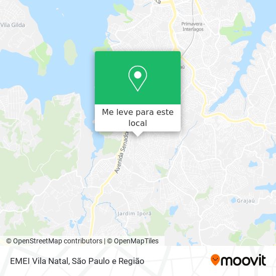 EMEI Vila Natal mapa