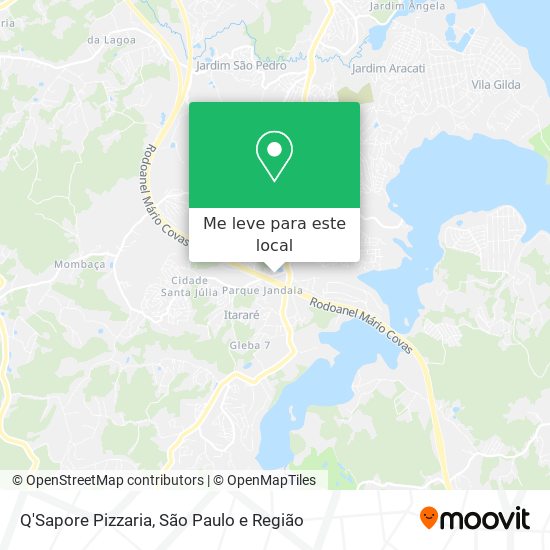 Q'Sapore Pizzaria mapa