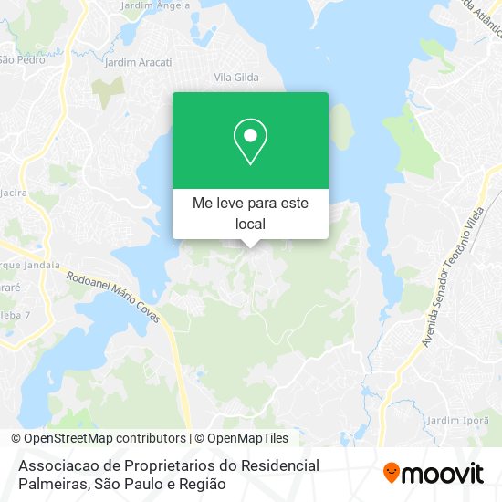 Associacao de Proprietarios do Residencial Palmeiras mapa