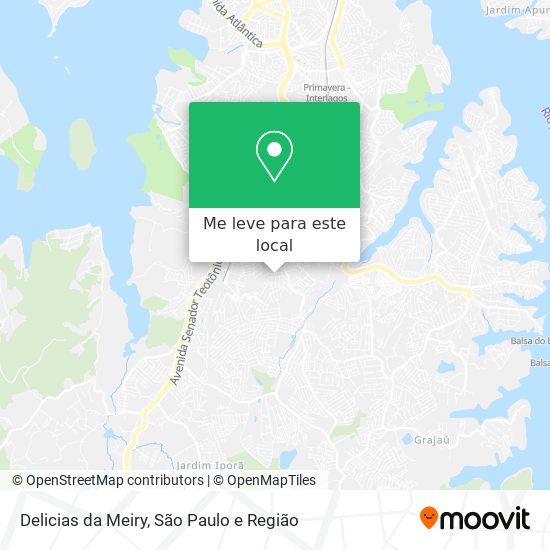 Delicias da Meiry mapa