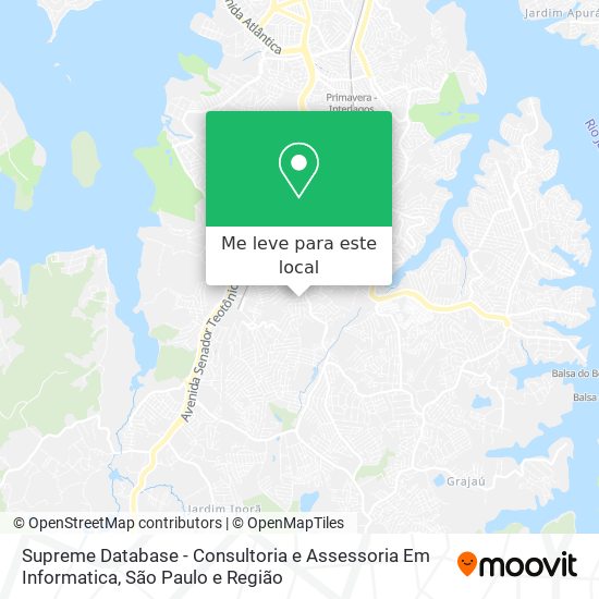 Supreme Database - Consultoria e Assessoria Em Informatica mapa