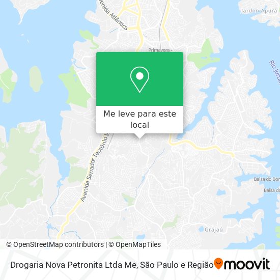 Drogaria Nova Petronita Ltda Me mapa