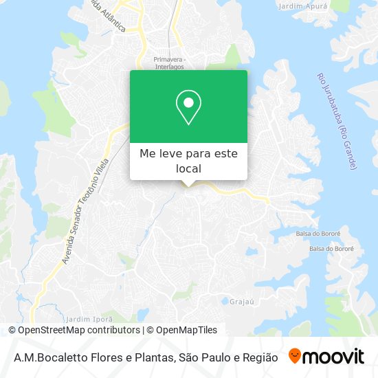 A.M.Bocaletto Flores e Plantas mapa