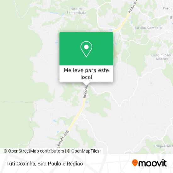 Tuti Coxinha mapa