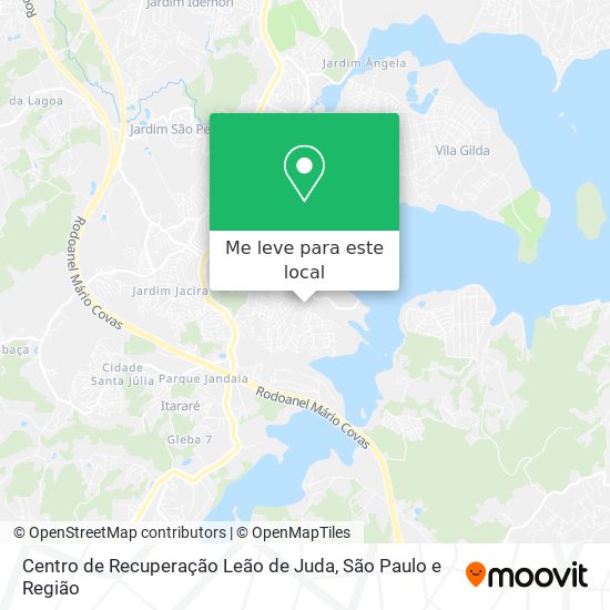 Centro de Recuperação Leão de Juda mapa