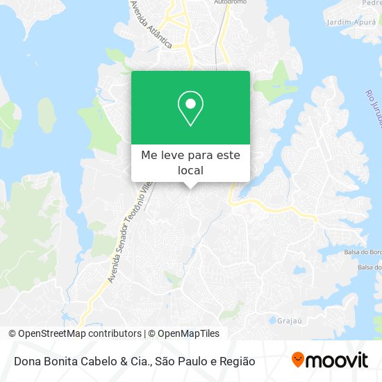 Dona Bonita Cabelo & Cia. mapa
