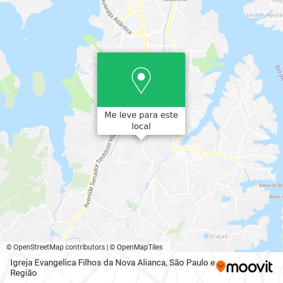 Igreja Evangelica Filhos da Nova Alianca mapa