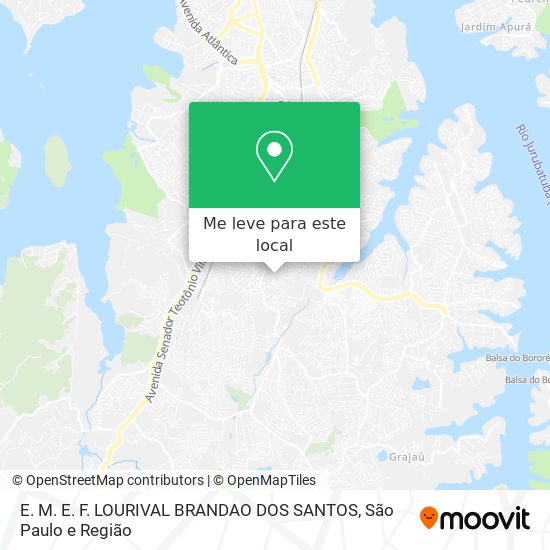 E. M. E. F. LOURIVAL BRANDAO DOS SANTOS mapa