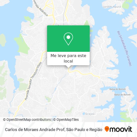 Carlos de Moraes Andrade Prof mapa