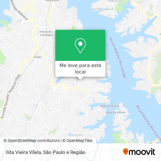 Ilda Vieira Vilela mapa