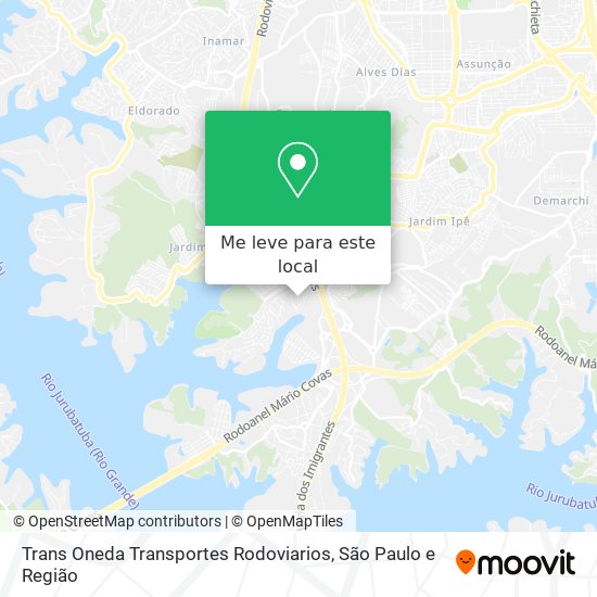 Trans Oneda Transportes Rodoviarios mapa