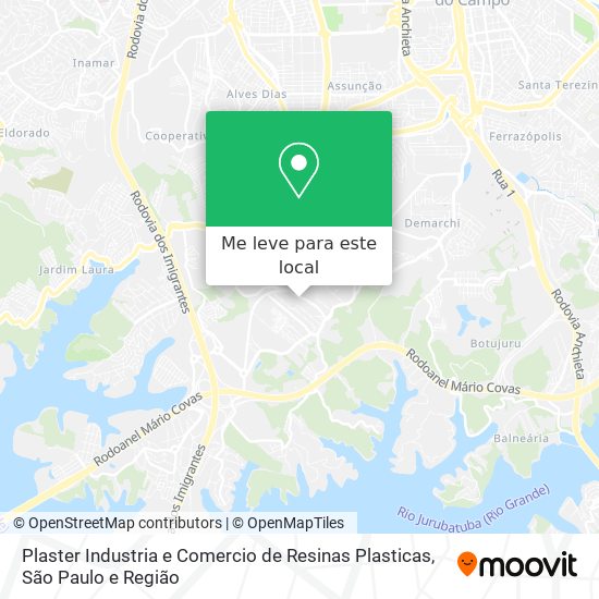 Plaster Industria e Comercio de Resinas Plasticas mapa