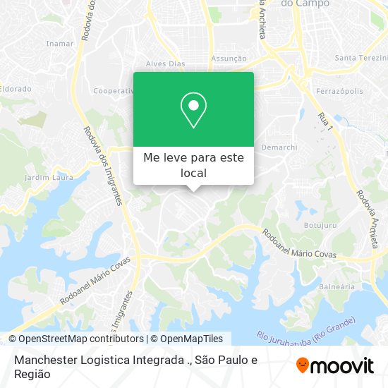 Manchester Logistica Integrada . mapa
