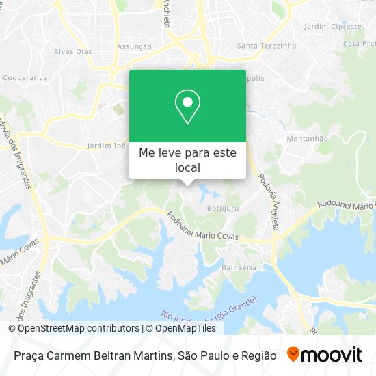 Praça Carmem Beltran Martins mapa