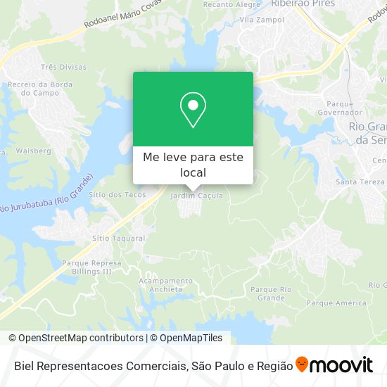 Biel Representacoes Comerciais mapa