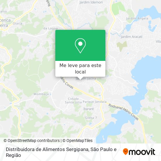 Distribuidora de Alimentos Sergipana mapa