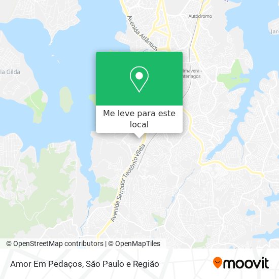 Amor Em Pedaços mapa