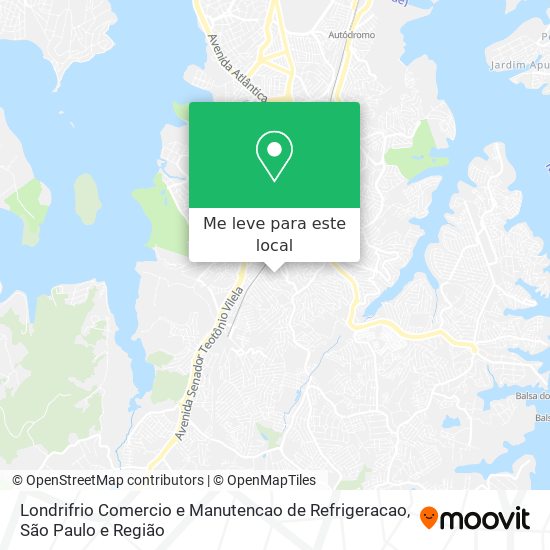 Londrifrio Comercio e Manutencao de Refrigeracao mapa