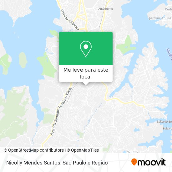 Nicolly Mendes Santos mapa