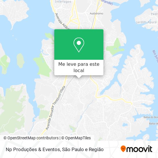 Np Produções & Eventos mapa