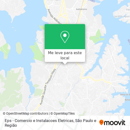 Eps - Comercio e Instalacoes Eletricas mapa