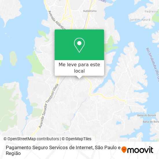 Pagamento Seguro Servicos de Internet mapa