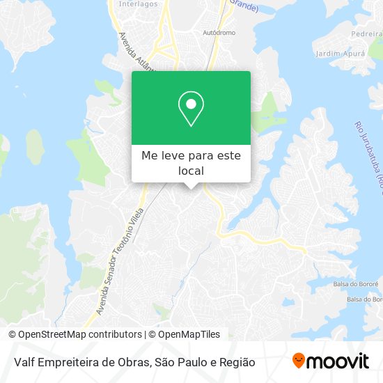Valf Empreiteira de Obras mapa