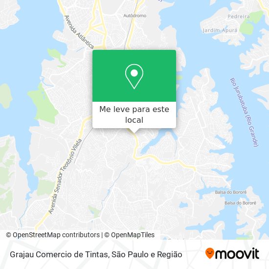 Grajau Comercio de Tintas mapa