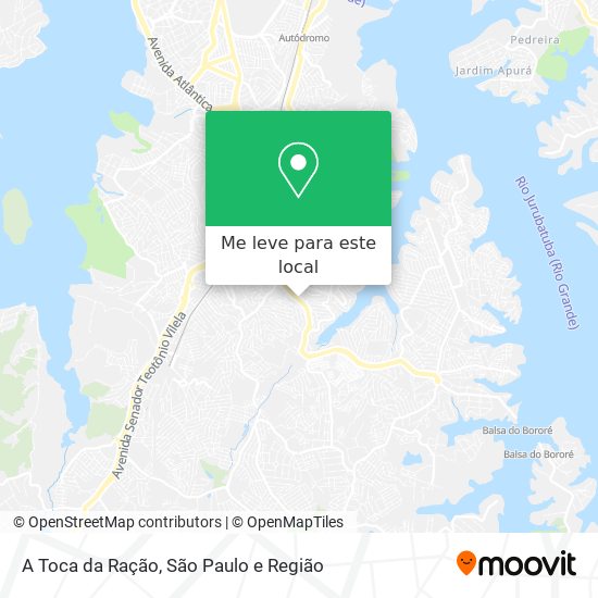 A Toca da Ração mapa