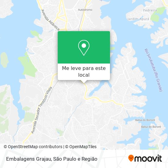 Embalagens Grajau mapa