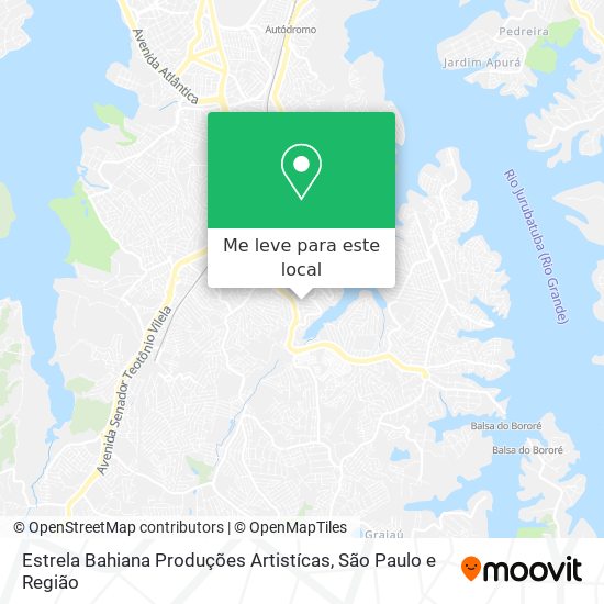 Estrela Bahiana Produções Artistícas mapa