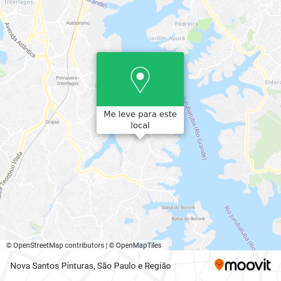 Nova Santos Pinturas mapa