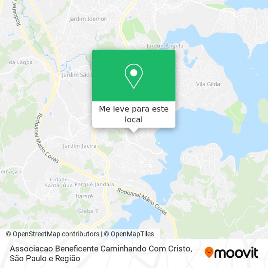 Associacao Beneficente Caminhando Com Cristo mapa