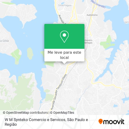 W M Synteko Comercio e Servicos mapa