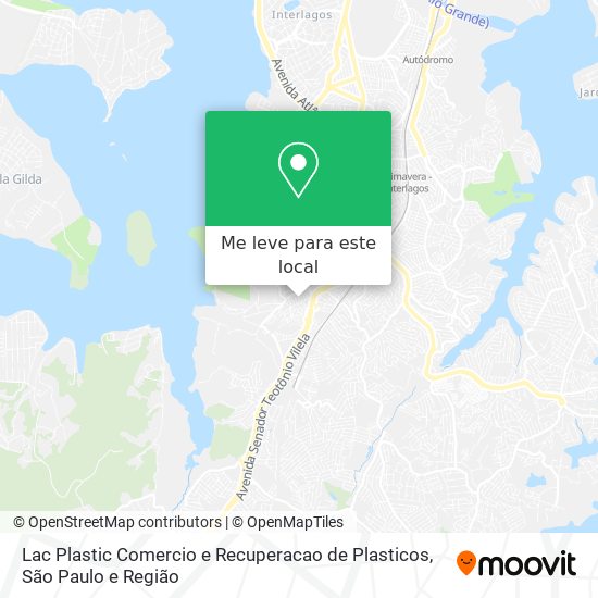 Lac Plastic Comercio e Recuperacao de Plasticos mapa