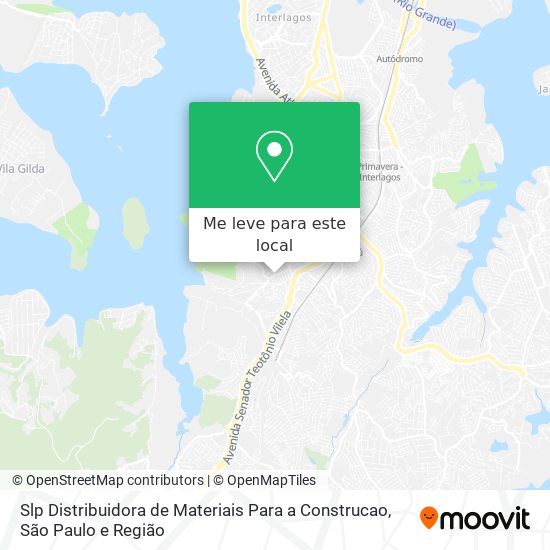 Slp Distribuidora de Materiais Para a Construcao mapa