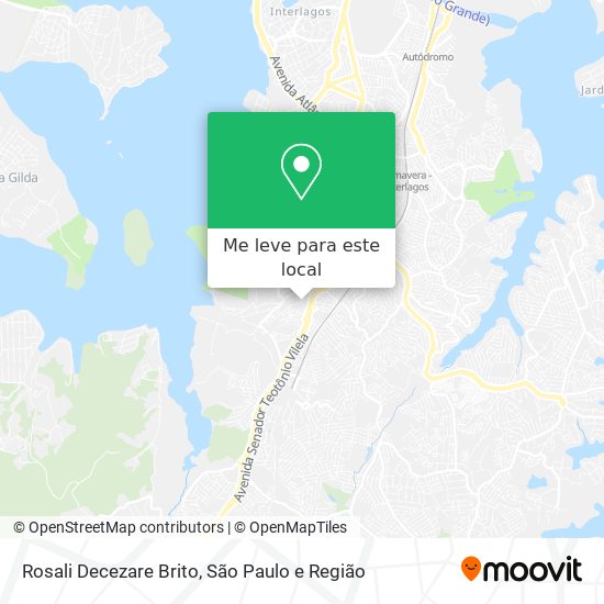 Rosali Decezare Brito mapa