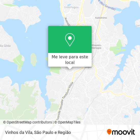 Vinhos da Vila mapa