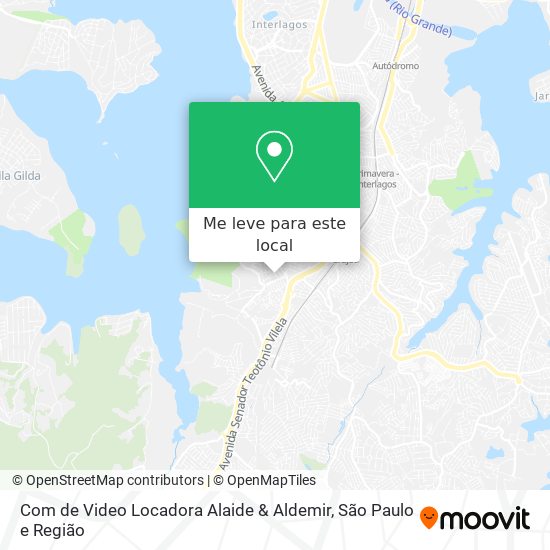 Com de Video Locadora Alaide & Aldemir mapa
