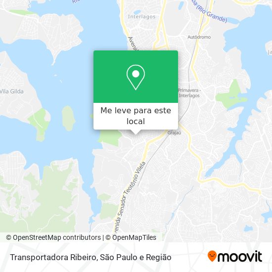 Transportadora Ribeiro mapa