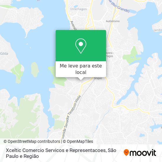 Xceltic Comercio Servicos e Representacoes mapa