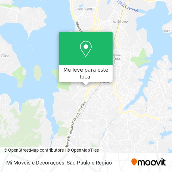 Mi Móveis e Decorações mapa