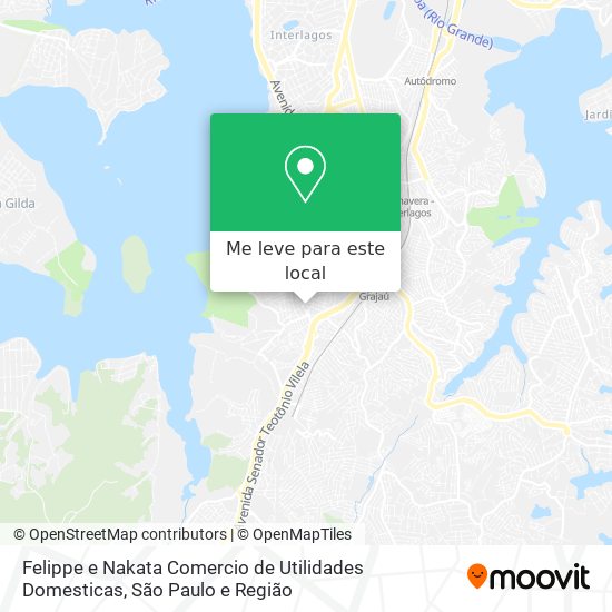 Felippe e Nakata Comercio de Utilidades Domesticas mapa