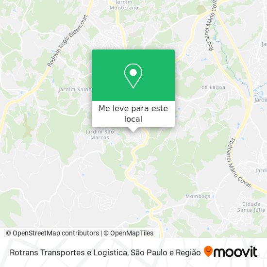 Rotrans Transportes e Logistica mapa