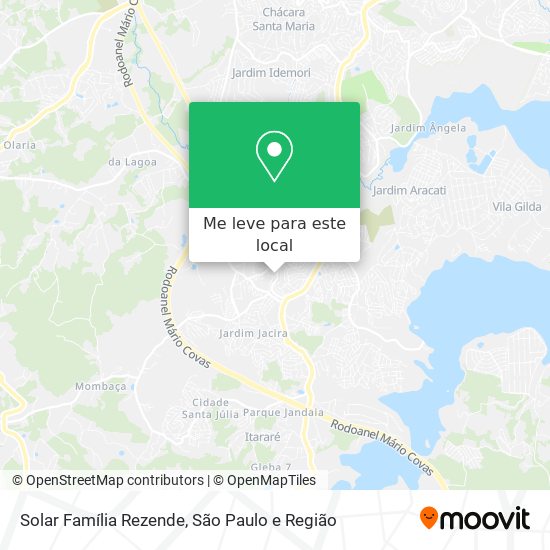 Solar Família Rezende mapa