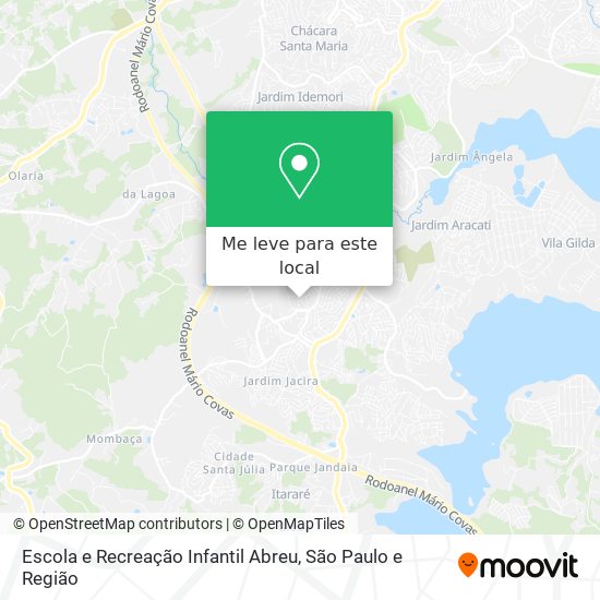 Escola e Recreação Infantil Abreu mapa