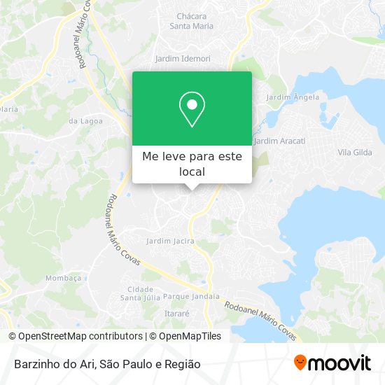 Barzinho do Ari mapa